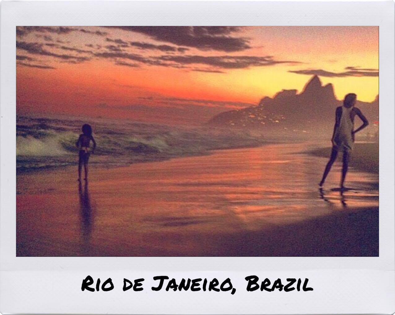 Copacabana beach in Rio De Janeiro, Brazil