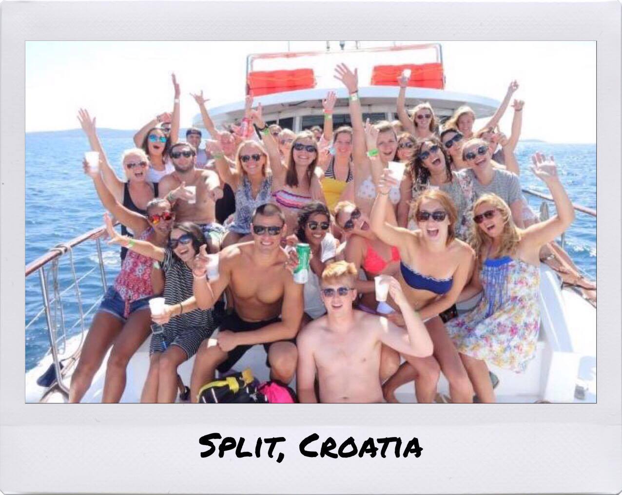 booze cruise in Split, Croatia