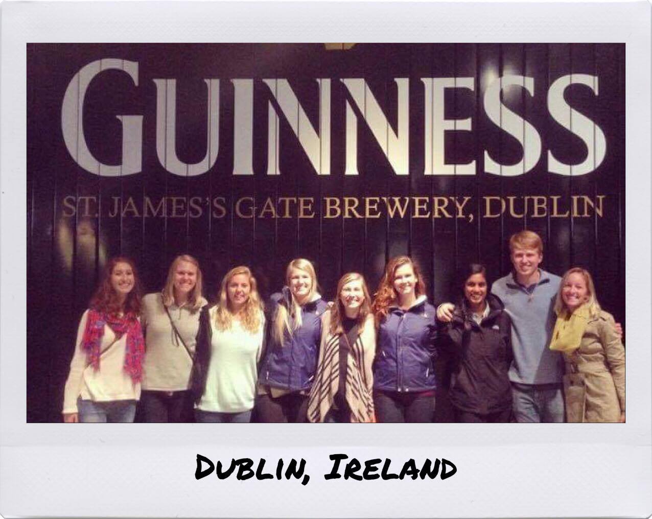 the Guinness Brewery in Dublin, MA