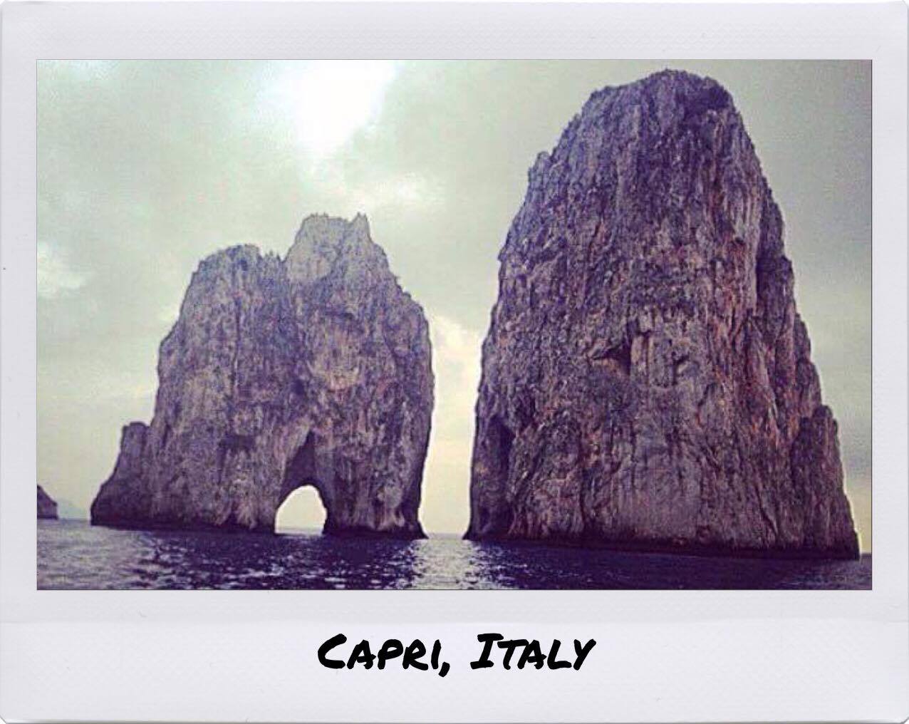 rocks in Capri, Italy