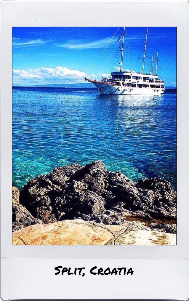 boat in Split, Croatia